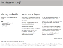 Tablet Screenshot of irmadriessen.nl